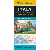 Rick Steves Italy Planning Map: Including Rome, Florence, Venice & Siena City Maps