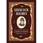 Sherlock Holmes: 52 Illustrated Cards with Games and Trivia Inspired by Classics