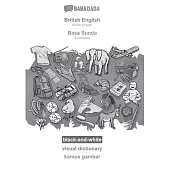 BABADADA black-and-white, British English - Basa Sunda, visual dictionary - kamus gambar: British English - Sundanese, visual dictionary