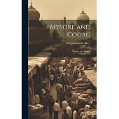 Mysore and Coorg: Mysore, by Districts
