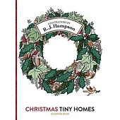 Christmas Tiny Homes Coloring Book