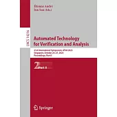 Automated Technology for Verification and Analysis: 21st International Symposium, Atva 2023, Singapore, October 24-27, 2023, Proceedings, Part II