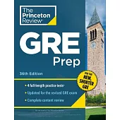 Princeton Review GRE Prep, 36th Edition: 4 Practice Tests + Review & Techniques + Online Features