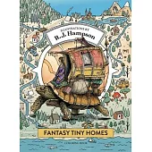 Fantasy Tiny Homes Coloring Book