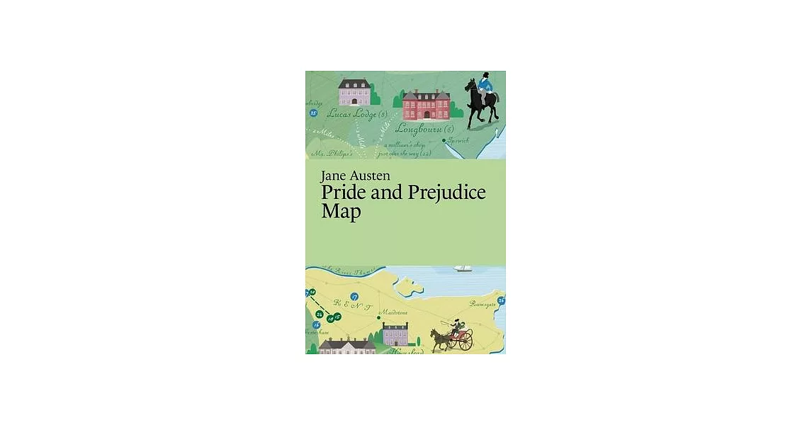 Jane Austen: Pride and Prejudice Map | 拾書所