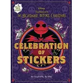 Disney Tim Burton’s the Nightmare Before Christmas Celebration of Stickers