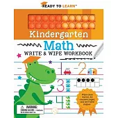 Ready to Learn Kindergarten Math Write & Wipe Workbook with Popper