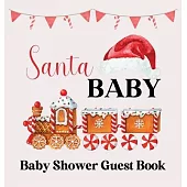 Christmas Baby Shower Guest Book