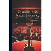 Principles of Public Speaking,