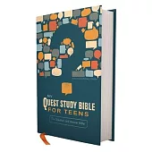 Niv, Quest Study Bible for Teens, Hardcover, Navy, Comfort Print: The Question and Answer Bible