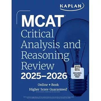 MCAT Critical Analysis and Reasoning Skills Review 2025-2026: Online + Book