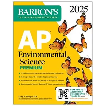 AP Environmental Science Premium 2025: 5 Practice Tests + Comprehensive Review + Online Practice