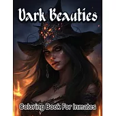 Dark beauties woman coloring book for inmates