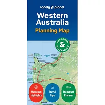 Lonely Planet Western Australia Planning Map 2