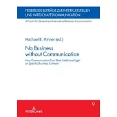 No Business Without Communication: How Communication Can Shed Additional Light on Specific Business Contexts