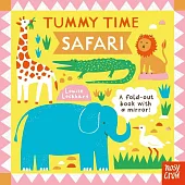 折疊式互動硬頁書：大草原(附鏡子)Tummy Time: Safari