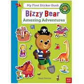 Bizzy Bear大冒險貼紙書(內附40張大貼紙) My First Sticker Book: Amazing Adventures