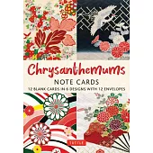 Chrysanthemums, 16 Note Cards