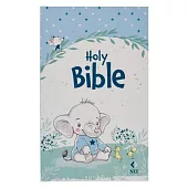 NLT Keepsake Holy Bible for Baby Boys Baptism Easter, New Living Translation, Blue