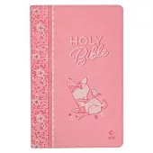 NLT Keepsake Holy Bible for Baby Girls Baptism Easter, New Living Translation, Pink