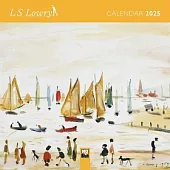 L.S. Lowry Mini Wall Calendar 2025 (Art Calendar)