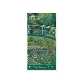 National Gallery: Monet, the Water-Lily Pond 2025 Year Planner - Month to View