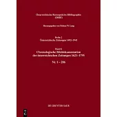 Bibliographie Der Österreichischen Zeitungen 1621-1945: Chronologische Bilddokumentation Der Österreichischen Zeitungen 1621-1795