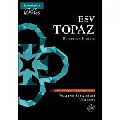 ESV Topaz Reference Edition, Dark Green Goatskin Leather, Es676: Xrl