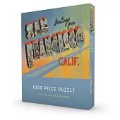 Greetings from San Francisco Puzzle 1000 Piece