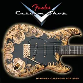 2025 Fender(r) Custom Shop Guitars Wall Calendar