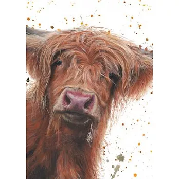 Bree Merryn Highland Cow Lined Notebook: Plastic Free Packaging
