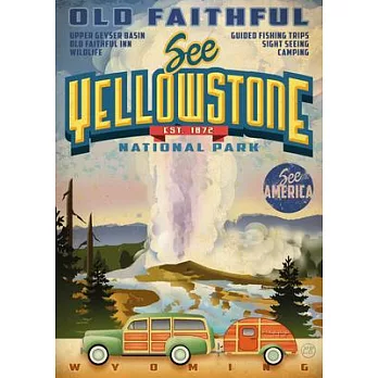 See America Yellowstone Lined Notebook: Plastic Free Packaging