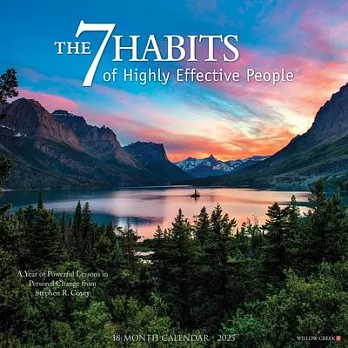7 Habits of Highly Effective People 2025 12 X 12 Wall Calendar