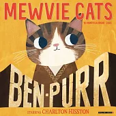 Mewvie Cats 2025 12 X 12 Wall Calendar