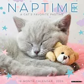 Naptime (Cats) 2025 12 X 12 Wall Calendar