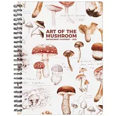 Art of the Mushroom 2025 6.5 X 8.5 Engagement Calendar