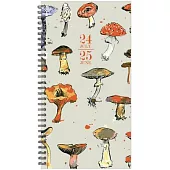 Fresh Floral Academic July 2024 - June 2025 3.5 X 6.5 Softcover Weekly Spiral Planner