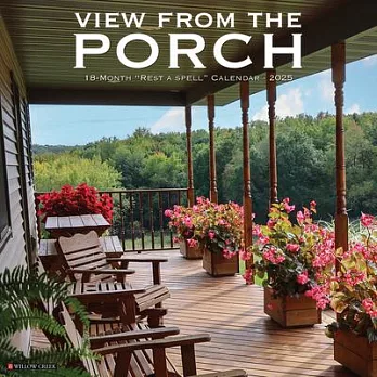 Porch View 2025 12 X 12 Wall Calendar