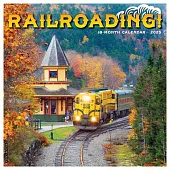 Railroading 2025 12 X 12 Wall Calendar