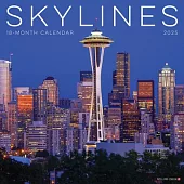 Skylines 2025 12 X 12 Wall Calendar