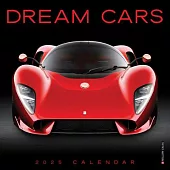 Dream Cars 2025 7 X 7 Mini Wall Calendar