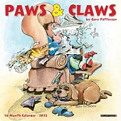Paws & Claws by Gary Patterson 2025 7 X 7 Mini Wall Calendar