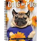 Doug the Pug 2025 6.5 X 8.5 Engagement Calendar