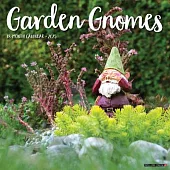 Garden Gnomes 2025 12 X 12 Wall Calendar