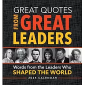 2025 Great Quotes from Great Leaders Boxed Calendar
