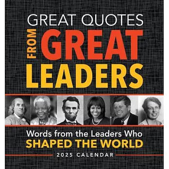 2025 Great Quotes from Great Leaders Boxed Calendar