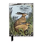 Angela Harding: Rathlin Hares 2025 Luxury Diary Planner - Page to View with Notes