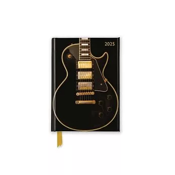 Black Gibson Guitar 2025 Luxury Pocket Diary Planner - Week to View
