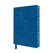 Vincent Van Gogh: The Starry Night 2025 Artisan Art Vegan Leather Diary Planner - Page to View with Notes