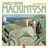 Charles Rennie Mackintosh Wall Calendar 2025 (Art Calendar)
